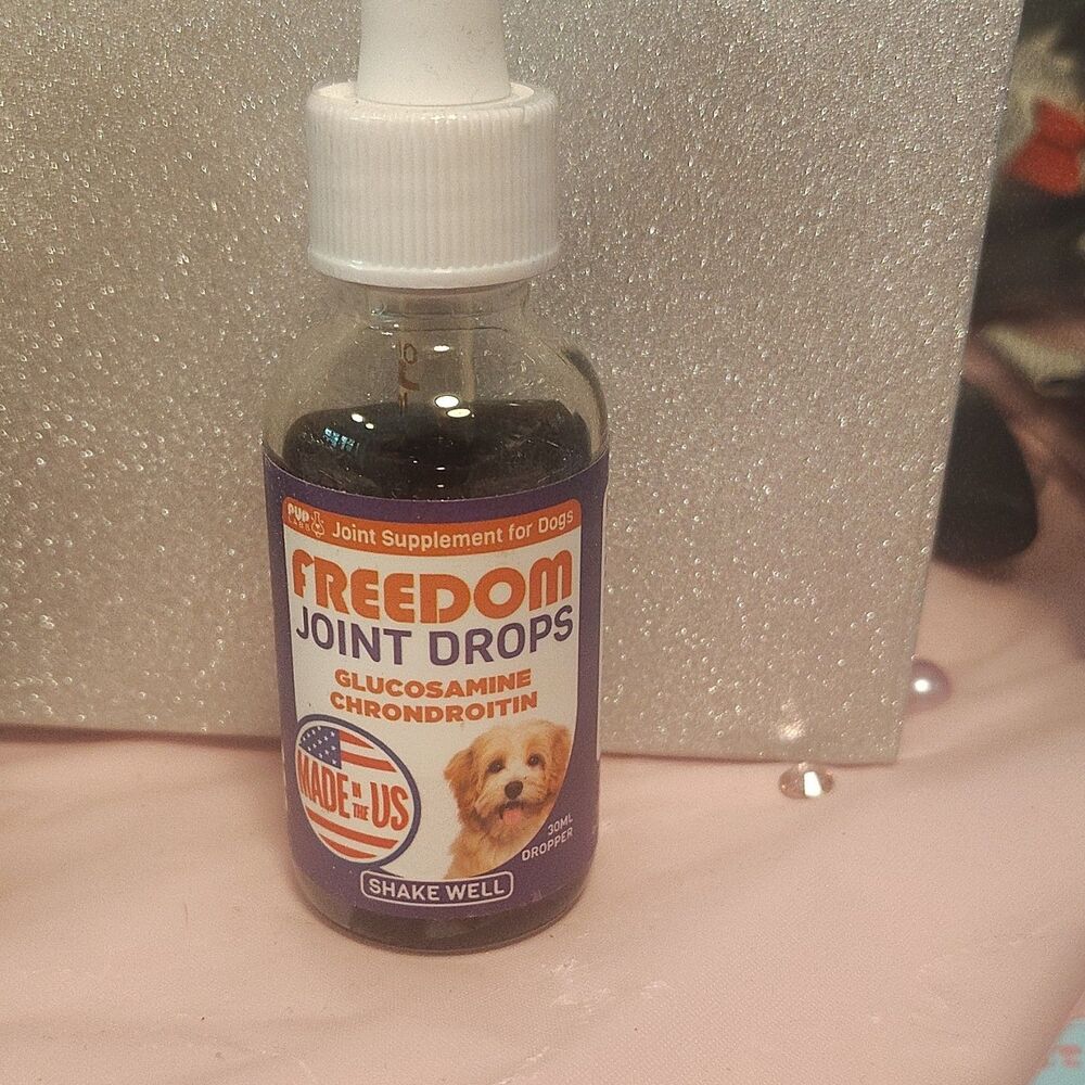 Freedom Joint Drops Hip & Joint Health Glucosamine Chondroitin Dog Drops
